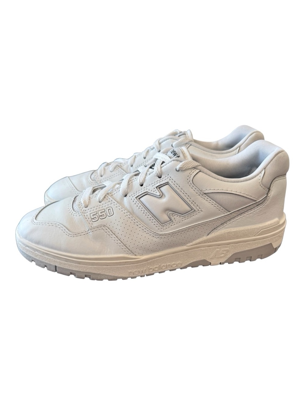 New Balance 550 Casual Sneakers Shoes Men's White Grey Size US 10 BB550PB1
